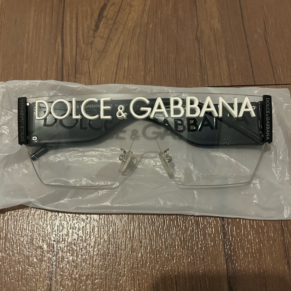 D&G Clear Lens Sunglasses